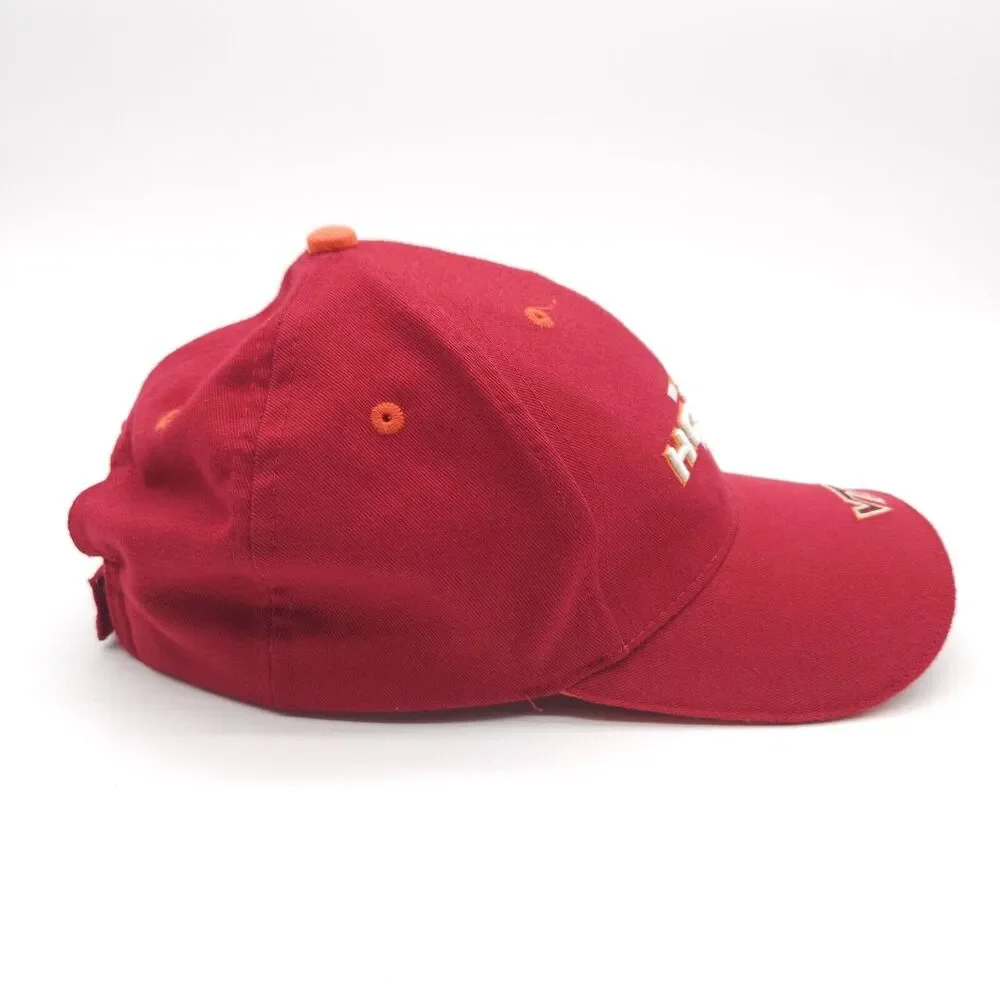Virginia Tech‎ Hokies Strapback Embroidered Hat Ball Dad Cap NCAA College Red